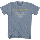 WEEZER STACKED S T-Shirt in Indigo Heather