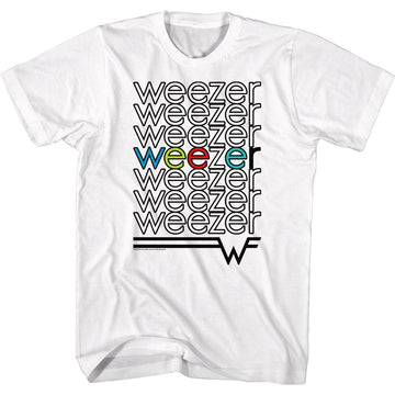 WEEZER REPEAT COLORS S T-Shirt in White