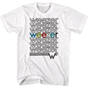 Weezer Weezer Repeat Colors Adult T-Shirts
