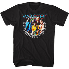 WEEZER EARTHS BEST S T-Shirt in Black