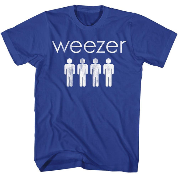 WEEZER 4 DUDES S T-Shirt in Royal