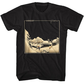 WEEZER PINKERTON COVER S T-Shirt in Black