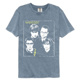 WEEZER FRAMED COMFORT COLOR S T-Shirt in BLUE JEAN