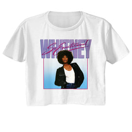 WHITNEY HOUSTON SO EMOTIONAL LADIES FESTIVAL CALI S T-Shirt in White
