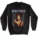 WHITNEY HOUSTON WHITNEY WHITNEY EVERY WOMAN STACKED L/S S T-Shirt in Black