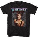 WHITNEY HOUSTON WHITNEY EVERY WOMAN STACKED S T-Shirt in Black