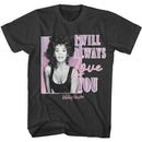 WHITNEY HOUSTON WHITNEY I WILL ALWAYS LOVE YOU S T-Shirt in Smoke