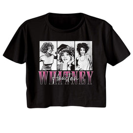 WHITNEY HOUSTON THREE RECTANGLES LADIES FESTIVAL CALI S T-Shirt in Black