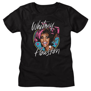 Whitney Houston Whitney Houston Stars Ladies T-Shirts