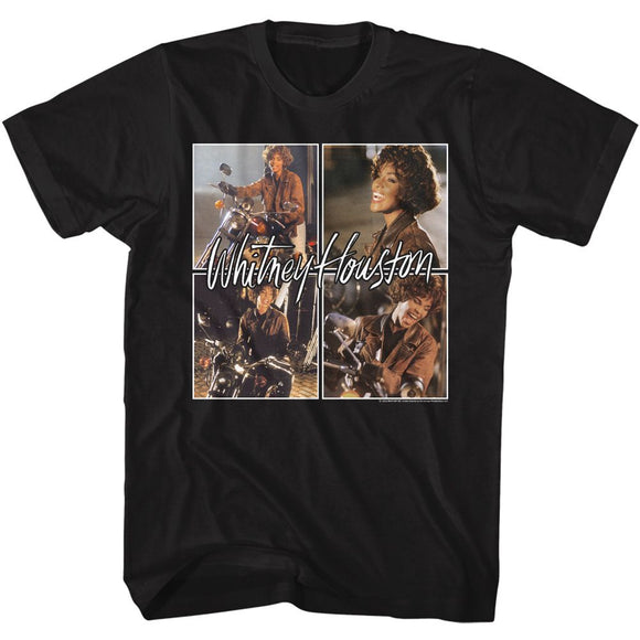 WHITNEY HOUSTON WHITNEY FOUR SQUARES S T-Shirt in Black