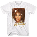 WHITNEY HOUSTON WHITNEY STARS AND SHINE S T-Shirt in White