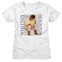 Whitney Houston Whitney Houston Pastel How Will I Know Ladies T-Shirts