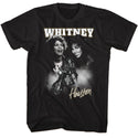 Whitney Houston Whitney-Motorcycle Collage Adult T-Shirts