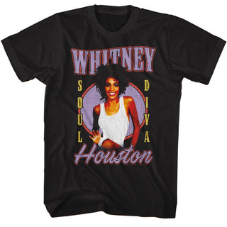 Whitney Houston Whitney Soul Diva Adult T-Shirts