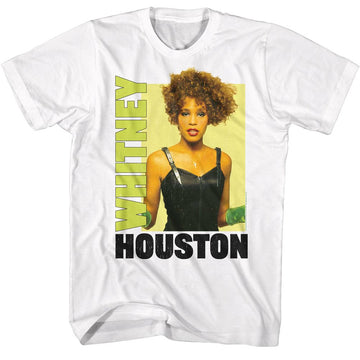 WHITNEY HOUSTON WHITNEY WITH GLOVES BOX S T-Shirt in White