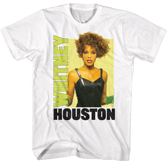 WHITNEY HOUSTON WHITNEY WITH GLOVES BOX S T-Shirt in White