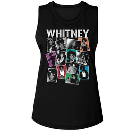WHITNEY HOUSTON PHOTOS LADIES MUSCLE TANK S T-Shirt in Black
