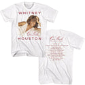 Whitney Houston Whitney Houston One Wish Holiday Adult T-Shirts