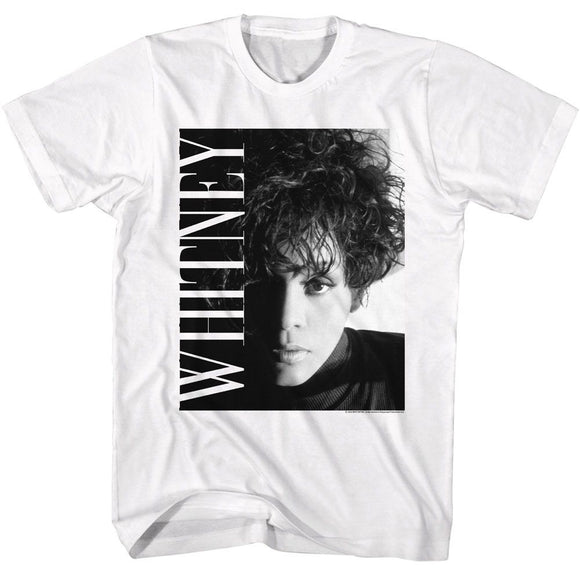 WHITNEY HOUSTON CLOSE UP S T-Shirt in White