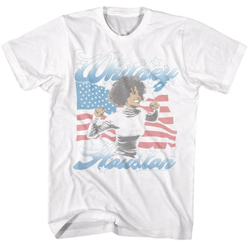WHITNEY HOUSTON USA BABY S T-Shirt in White