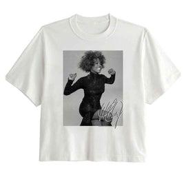 WHITNEY HOUSTON SIGNATURE 3 LADIES FESTIVAL CALI S T-Shirt in White