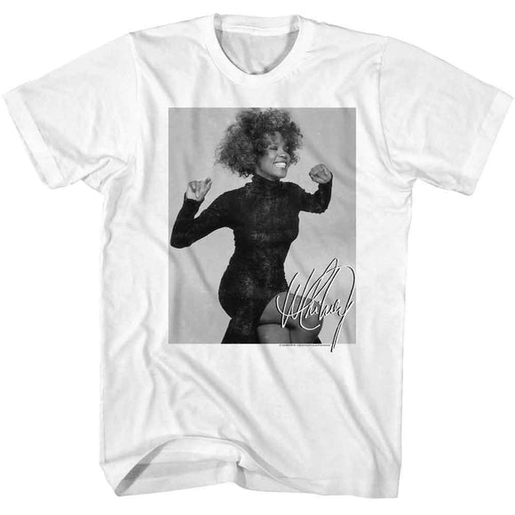 WHITNEY HOUSTON SIGNATURE 3 S T-Shirt in White