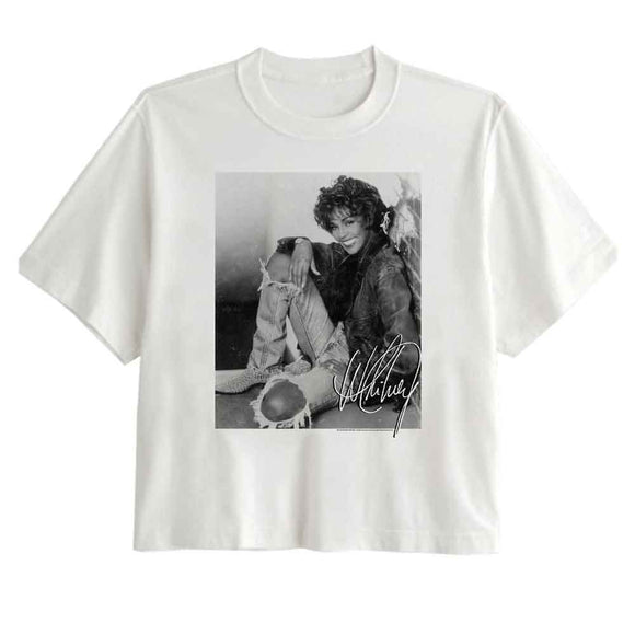 WHITNEY HOUSTON SIGNATURE 4 LADIES FESTIVAL CALI S T-Shirt in White
