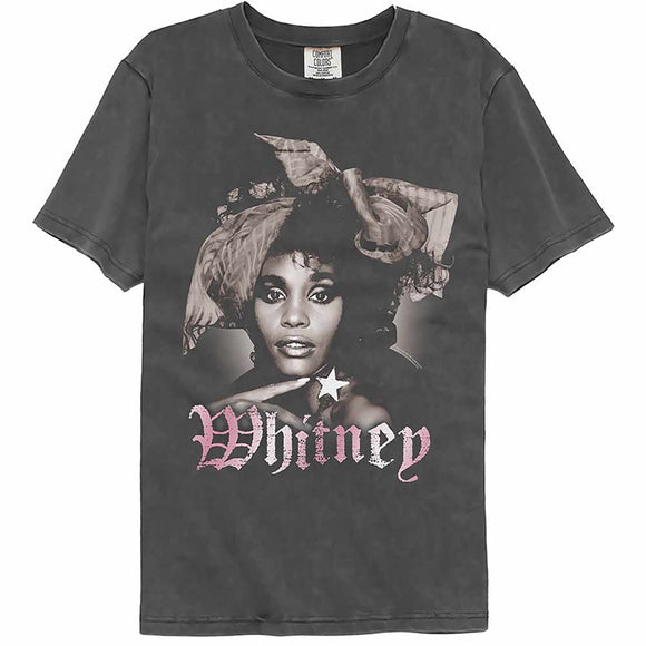 Whitney Houston Bow Pepper Comfort Colors Adult T-Shirt
