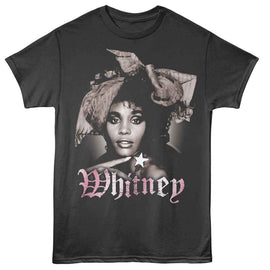 WHITNEY HOUSTON BOW S T-Shirt in Smoke