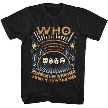 THE WHO PINNACLE SHRINE S T-Shirt in Black