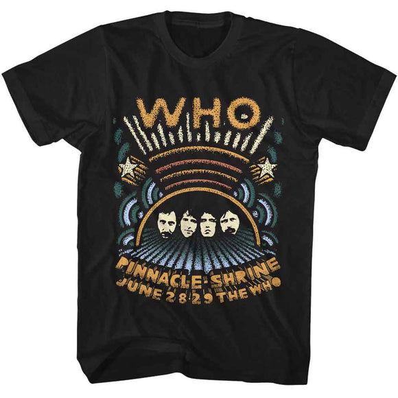 THE WHO PINNACLE SHRINE S T-Shirt in Black