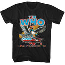 THE WHO LIVE IN 82 S T-Shirt in Black
