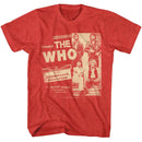 THE WHO PONTIAC STADIUM S T-Shirt in RED Heather