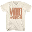 THE WHO IN CONCERT S T-Shirt in Natural