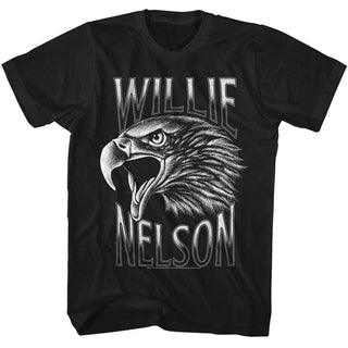 Willie Nelson Screaming Eagle Adult T-Shirts