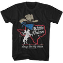 WILLIE NELSON ALWAYS ON MY MIND S T-Shirt in Black