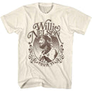 WILLIE NELSON TOUR 1977 S T-Shirt in Natural