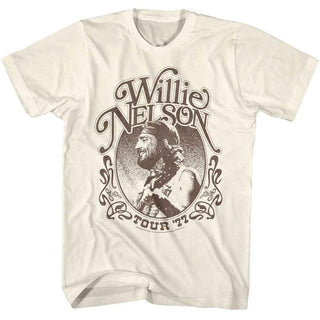 Willie Nelson Willie Nelson Tour 1977 Adult T-Shirts
