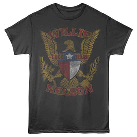 WILLIE NELSON LUCK TEXAS EAGLE S T-Shirt in Smoke