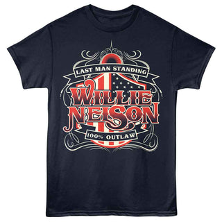 Willie Nelson Last Man Standing Adult T-Shirts