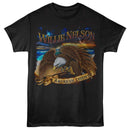 WILLIE NELSON LIGHTNING EAGLE S T-Shirt in Black