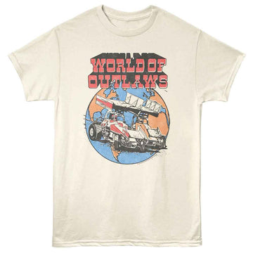 WORLD OF OUTLAWS T-Shirt in Natural