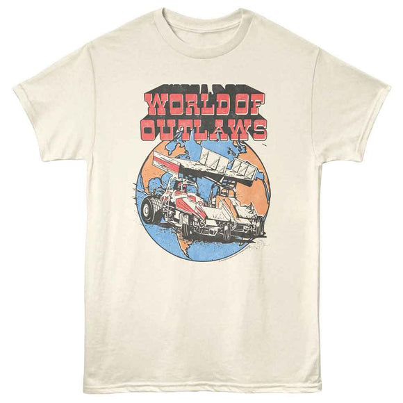 WORLD OF OUTLAWS T-Shirt in Natural