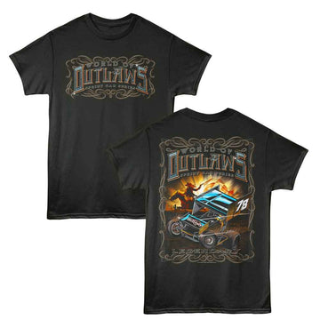 WORLD OF OUTLAWS LEGENDARY F B S ***F&B*** T-Shirt in Smoke