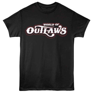 WORLD OF OUTLAWS LOGO S T-Shirt in Black