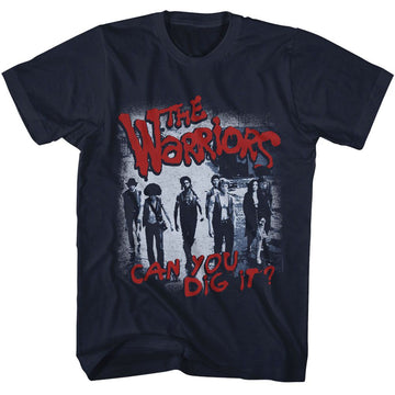 THE WARRIORS CAN YOU DIG IT S T-Shirt in NAVY
