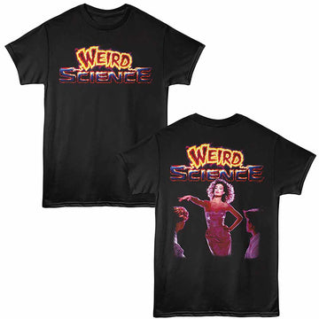 Weird Science F B Black Adult T-Shirt