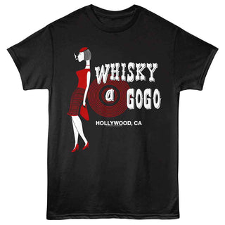 Whisky A Go Go Lady Logo Adult T-Shirts