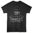 WAYLON JENNINGS PORTRAIT AND LOGO S T-Shirt in Smoke