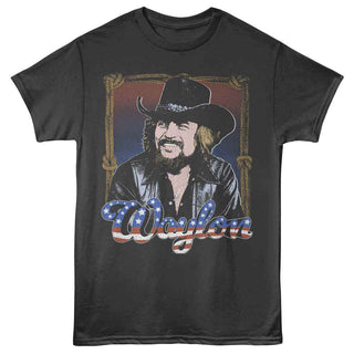 Waylon Jennings Waylon Jennings Americana Adult T-Shirts